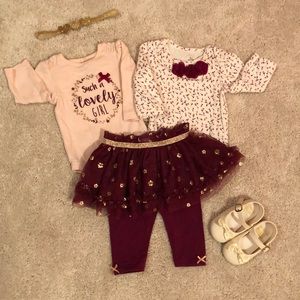 Baby Starters onesie and tutu outfit